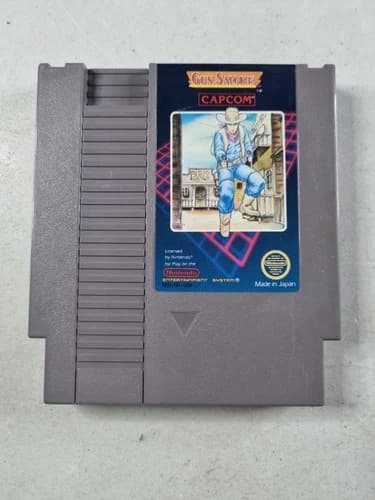 Authentic Nintendo NES Gun Smoke (1988) Nintendo Entertainment System