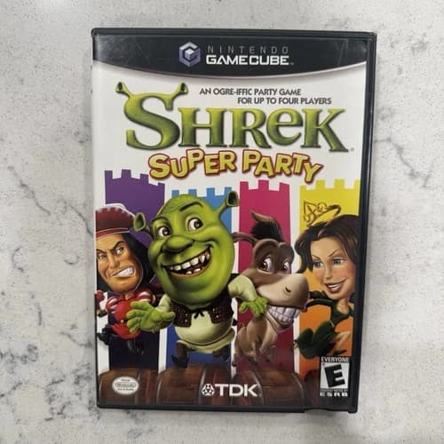 Shrek Super Party (Gamecube Nintendo) Complete CIB - Tested - Authentic