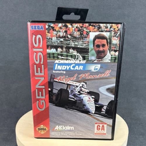 SEGA Genesis - Newman-Haas IndyCar Featuring Nigel Mansell - Complete - Tested