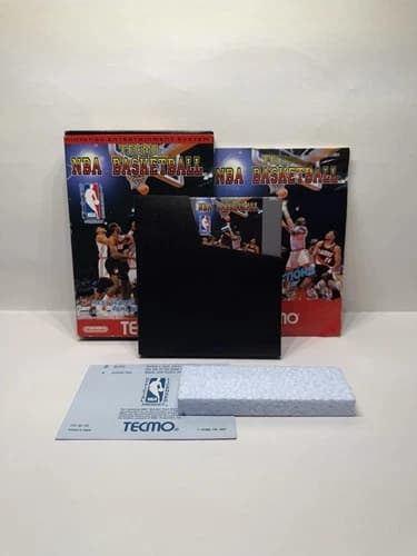 Tecmo NBA Basketball (Nintendo NES, 1992) Authentic Complete CIB Tested - CLEAN!