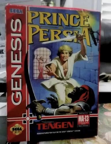 Sega Genesis Prince of Persia Action Adventure game 1993