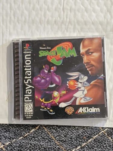 Space Jam (Sony PlayStation 1, 1996) Complete CIB w/ Manual