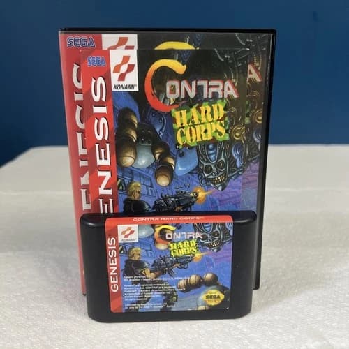 Sega GENESIS Authentic CONTRA HARD CORPS CIB read