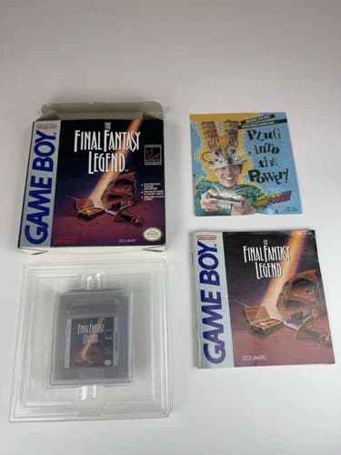 Final Fantasy Legend (Nintendo Game Boy, 1998) CIB Manual Game And Insert