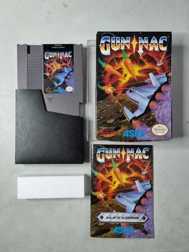 Gun Nac Nintendo Entertainment System NES CIB Complete Tested