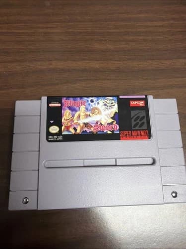 Magic Sword SNES Game Cart - Authentic, Tested & Working! Fantasy Platformer