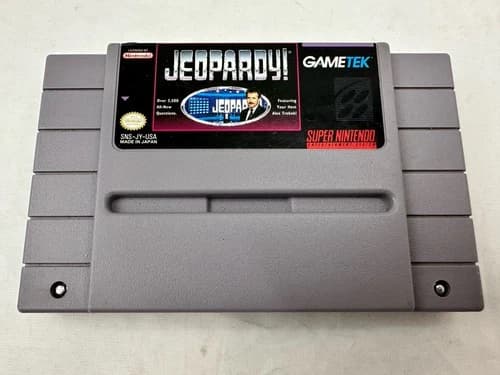Jeopardy (Super Nintendo, SNES) - Cartridge Only - Tested