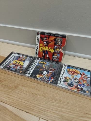Crash Bandicoot: Collectors' Edition (Sony PlayStation 1) PS1 CIB w/sleeve