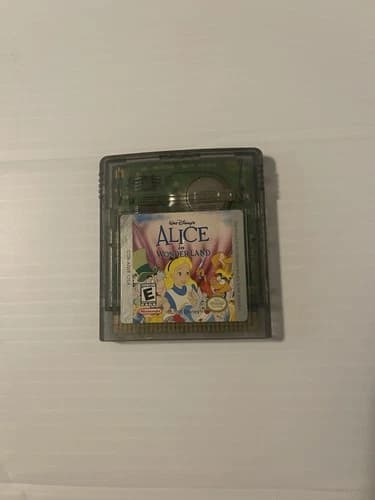 Nintendo Game Boy Color Alice In Wonderland Cartridge Tested Working Cart Only