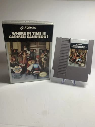 Where in Time is Carmen Sandiego (Nintendo Entertainment System) Complete CIB