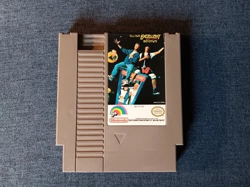 Bill & Ted's Excellent Adventure (LJN, 1991) NES Game Cart Only, Tested, Working