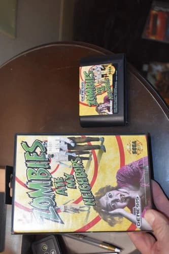 Zombies Ate My Neighbors (Sega Genesis, 1993) CIB, Authentic, Tested, CLEAN!