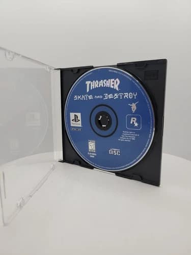 Thrasher Skate and Destroy PlayStation 1 PS1 Authentic and Tested CIB