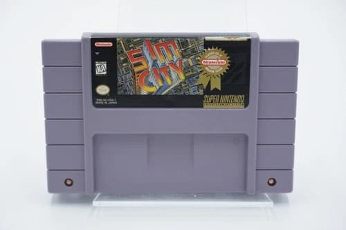 SimCity (Super Nintendo, 1991) SNES Cartridge Only Sim City