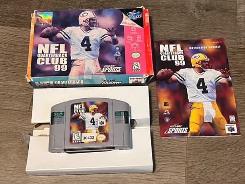 NFL Quarterback Club 99 Nintendo 64 N64 Complete Authentic