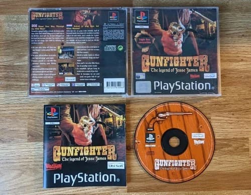 Gunfighter: The Legend of Jesse James for Sony Playstation 1 (PS1) - Black Label