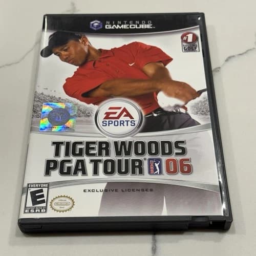 Tiger Woods PGA Tour 06 (GameCube, 2005) Complete CIB Manual TESTED FREE SHIP