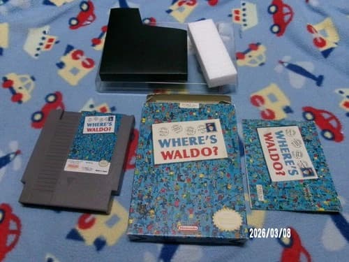 #876 Where’s Waldo? ( Nintendo NES 1991) Tested Complete CIB - Great Shape