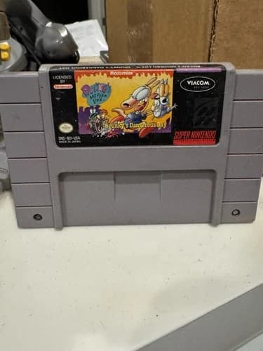Rocko's Modern Life: Spunky's Dangerous Day (SNES Super Nintendo) Authentic!