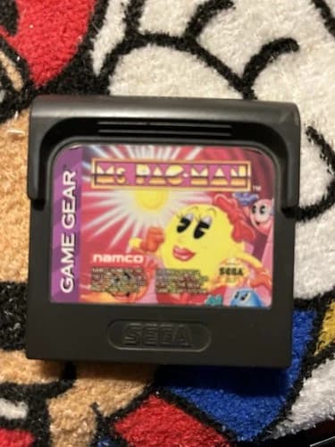 Ms. Pac-Man (SEGA Game Gear) Authentic Cartridge Tested & Working!