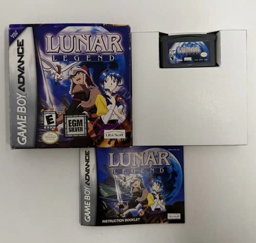 Lunar Legend (Nintendo Game Boy Advance, 2002) Authentic Complete CIB Tested