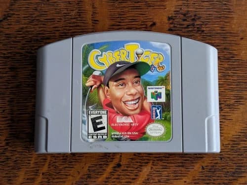 Cyber Tiger Authentic N64 Cartridge