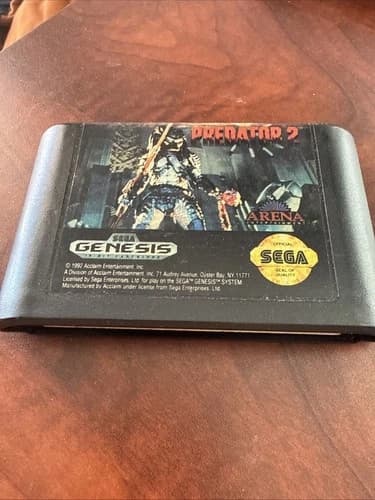 Predator 2 (Sega Genesis, 1992) Authentic- Cart Only- Tested