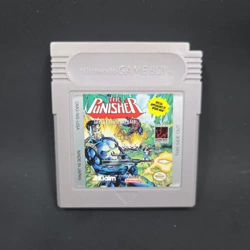 The Punisher: The Ultimate Payback! Nintendo Game Boy, 1991 - Cartridge Only
