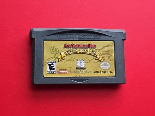 An American Tail Fievel's Gold Rush Game Boy Advance Nintendo GBA Cartoon