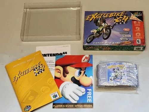 Excitebike 64 Nintendo N64 CIB Box Manual Authentic