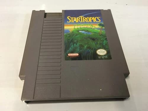 StarTropics (Nintendo NES, 1990) Game Cartridge Authentic
