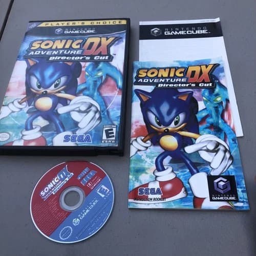 Sonic Adventure DX: Director's Cut (Nintendo GameCube, 2003) CIB - Tested