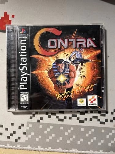Contra: Legacy of War (Sony PlayStation 1 PS1, 1996) Complete W/ Manual