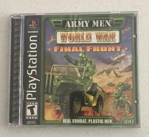 Army Men: World War Final Front (Sony PlayStation 1, 2001) COMPLETE TESTED WORKS