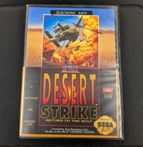 Desert Strike: Return to the Gulf (GEN, 1992) Complete | Tested | Authentic