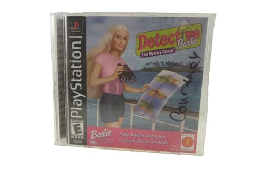 PS1 Detective Barbie: The Mystery Cruise W/ Reg Card (Sony PlayStation 1, 2000)