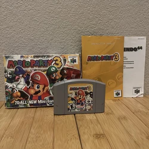 Mario Party 3 N64 Nintendo 64 CIB Complete Manual Authentic