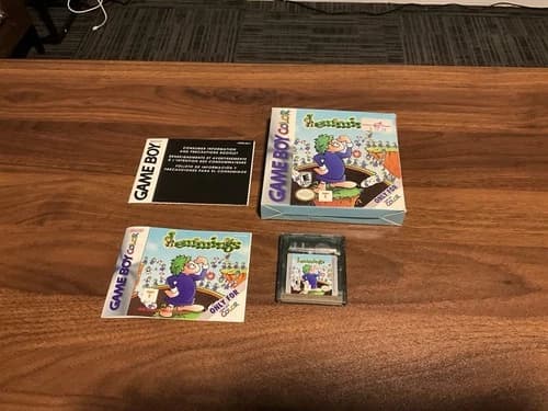 Lemmings (Nintendo Game Boy Color, 2000) GBC Rare Tested Cib