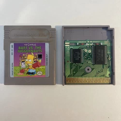 The Simpsons: Bart vs. the Juggenauts (Nintendo Game Boy, 1992) - Cart Only