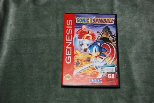Sega Genesis Sonic Spinball - Complete in Box