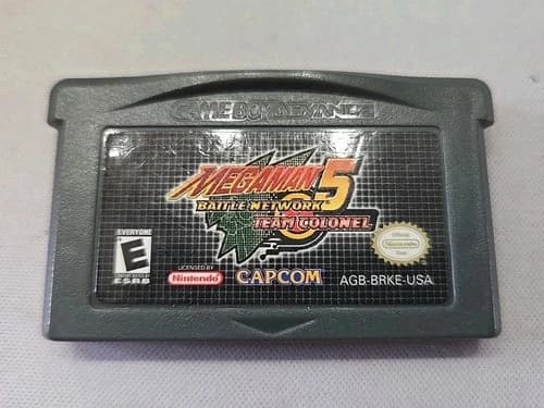 Mega Man Battle Network 5 Team Colonel – Game Boy Advance GBA - Tested