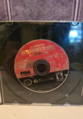 Nintendo GameCube Super Monkey Ball Adventure Authentic *Tested & Works*