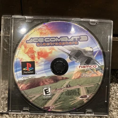 Ace Combat 3 Electrosphere PS1 PlayStation Tested Working Disc Only