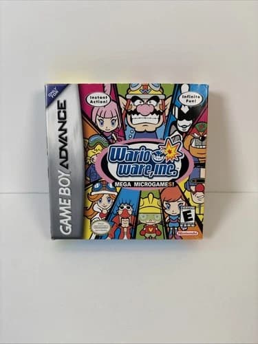 Wario Ware: Mega Microgames (Nintendo Game Boy Advance) GBA Complete CIB