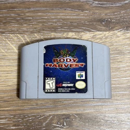 Body Harvest (Nintendo 64, 1998) N64 Authentic TESTED