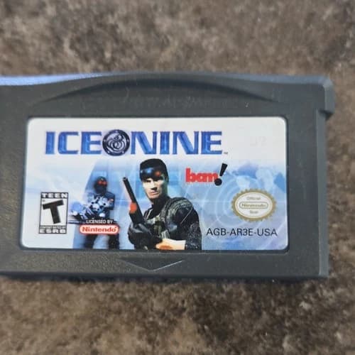 Ice Nine Nintendo Game Boy Advance Game Cartridge Rare Authentic