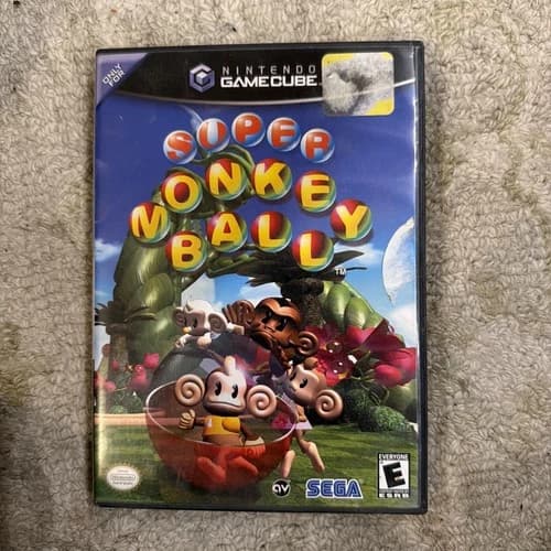 Super Monkey Ball (Nintendo GameCube, 2001) Complete With Manual And Insert
