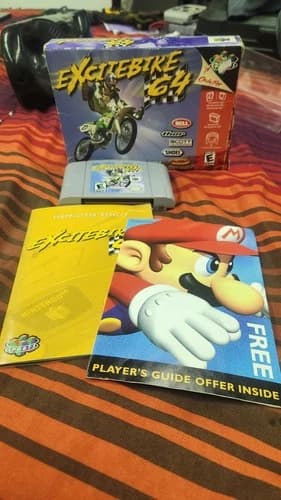 ExciteBike 64 N64 CIB Complete In Box.