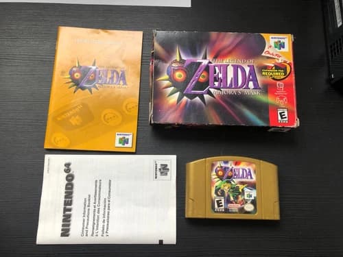 The Legend of Zelda Majora’s Mask Nintendo 64 N64 Complete CIB Authentic