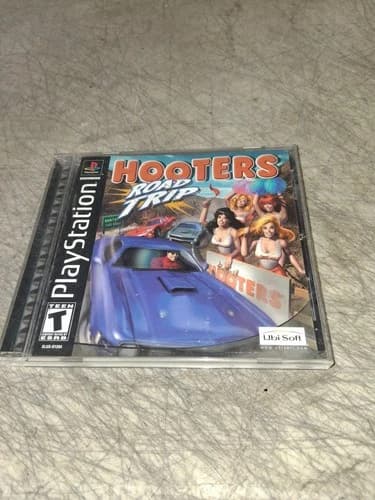 Hooters Road Trip (PS1 Sony PlayStation 1, 2002) CIB Complete